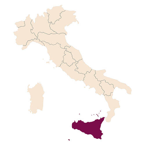 Cépage Nero d'Avola, région de Sicile en Italie - Enoteca Divino